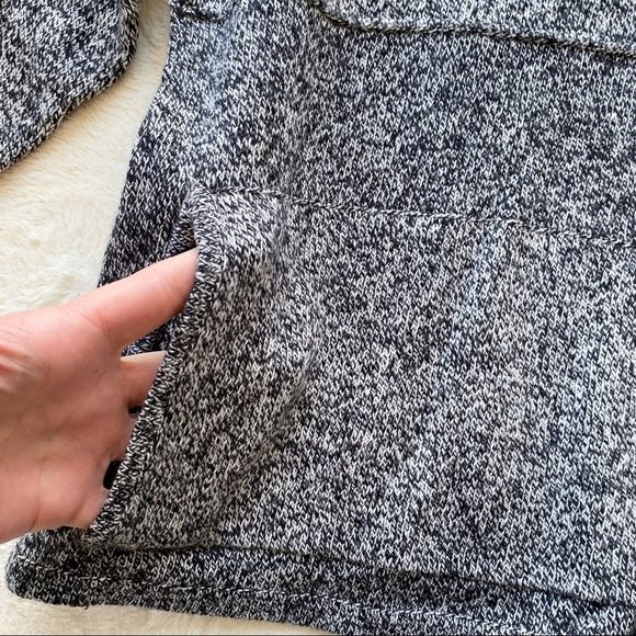 J Jill pure Jill cashmere modal oversized kimono poncho sweater medium black - Picture 2 of 7